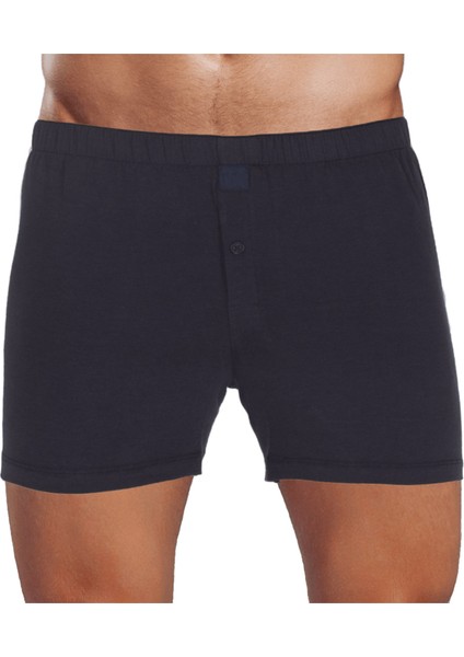 Erkek Koyu Lacivert Boxer