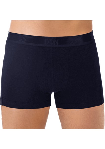 Lacivert Lastikli Bel Erkek Boxer
