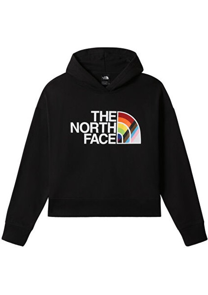 W Pullover Hoodie Kadın Outdoor Sweatshirts NF0A7QCLJK31 Siyah