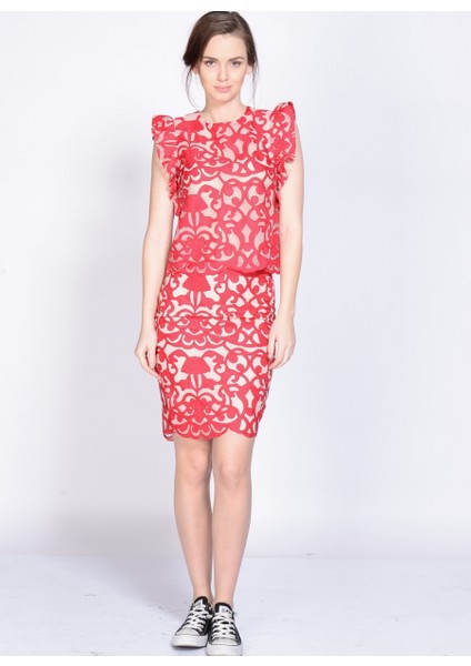 Kırmızı Kadın Etek 8610K5FR