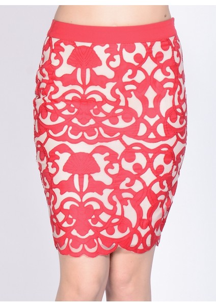 Kırmızı Kadın Etek 8610K5FR fırsatları