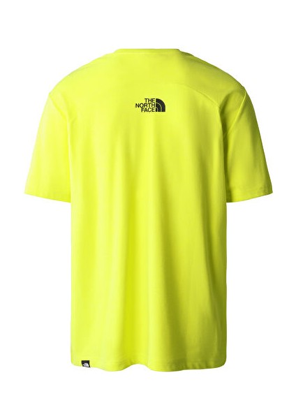 M Graphic T-Shirt Erkek Günlük Tişört NF0A823Y8NT1 Yeşil modelleri