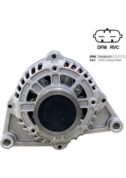 12V Alternatör Dinamo Delco Tipi 100 A (Soketli 2 Fiş) (Dfm Rcv) Chevrolet-Opel Astra J/ınsıgnıa-Vw fiyatları