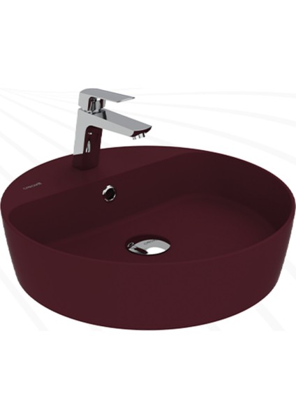 Loop 45CM Masa Üstü Çanak Lavabo Extra Berry