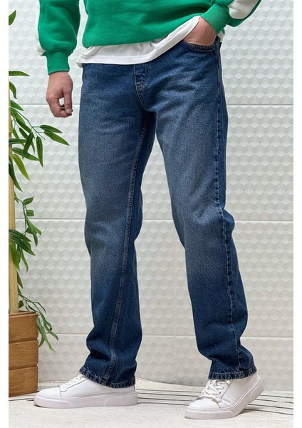 Erkek Beli Lastikli Rahat Kullanım Baggy Kot Pantolon fırsatları
