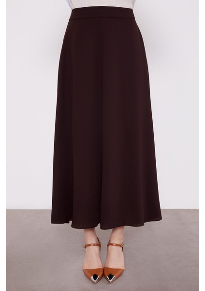 Acı Kahve Belden Ip Bağcıklı Etek Takım indirimleri