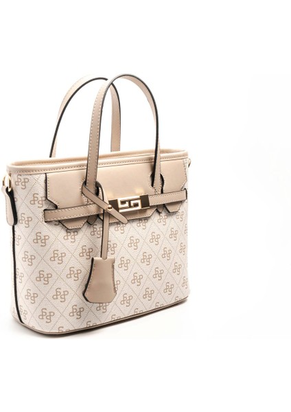 Kadın Omuz Çantası 1185-46585 Sılver Polo Bayan Çantası M178 Bej-Mat Kum fiyatları