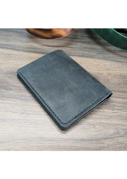 El Yapımı Hakiki Deri Cüzdan