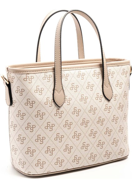 Kadın Omuz Çantası 1185-46585 Sılver Polo Bayan Çantası M178 Bej-Mat Kum fırsatları