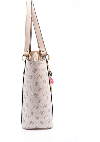 Kadın Omuz Çantası 1176-46276 Sılver Polo Bayan Çantası C178 Bej-Mat Kum modelleri