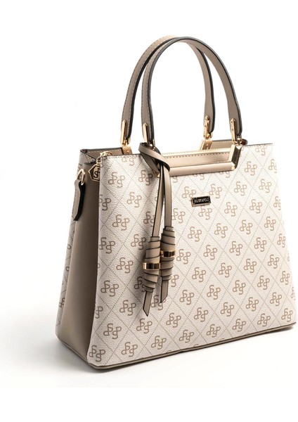 Kadın Omuz Çantası 969-46413 Sılver Polo Bayan Çantası M178 Bej-Mat Kum fiyatları