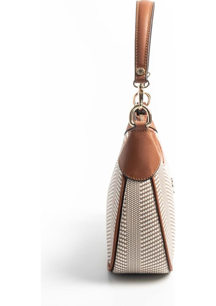 Kadın Omuz Çantası 1180-46424 Sılver Polo Bayan Çantası M132 Bej-Mat Taba modelleri