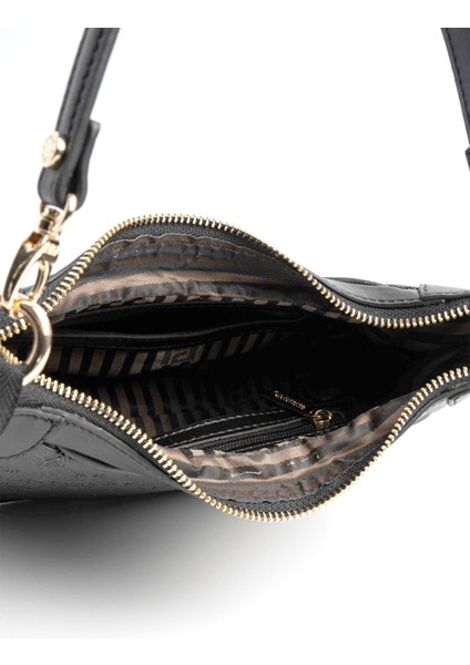 Kadın Omuz Çantası 1180-46424 Sılver Polo Bayan Çantası M132 Bej-Mat Taba