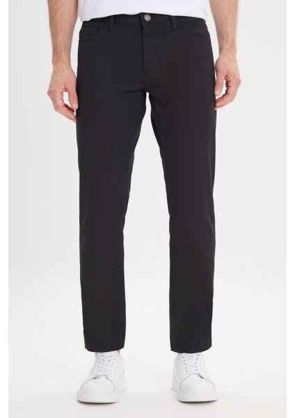 Slim Fit Dar Kesim 5 Cep Armürlü Esnek Pantolon