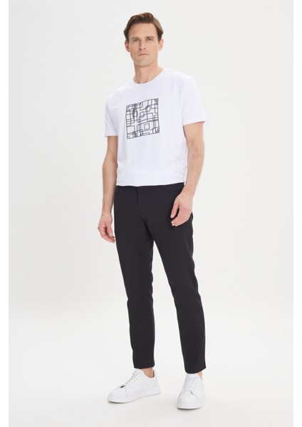 Slim Fit Dar Kesim 5 Cep Armürlü Esnek Pantolon