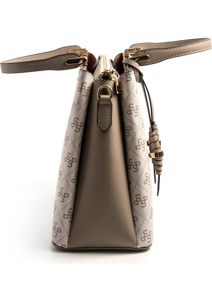 Kadın Omuz Çantası 969-46413 Sılver Polo Bayan Çantası M178 Bej-Mat Kum modelleri