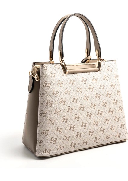 Kadın Omuz Çantası 969-46413 Sılver Polo Bayan Çantası M178 Bej-Mat Kum fırsatları