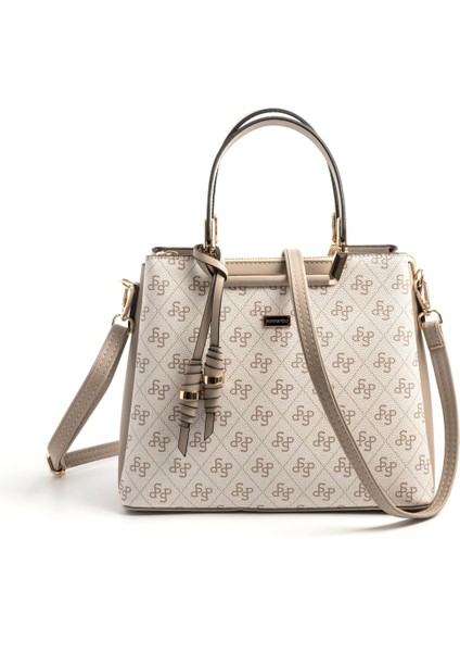 Kadın Omuz Çantası 969-46413 Sılver Polo Bayan Çantası M178 Bej-Mat Kum indirimleri