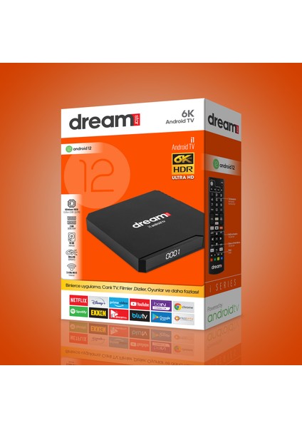 I1 Android 12 Tv Box | Ddr3 2gb Ram | 16 GB Hafıza 4K Android Tv Box