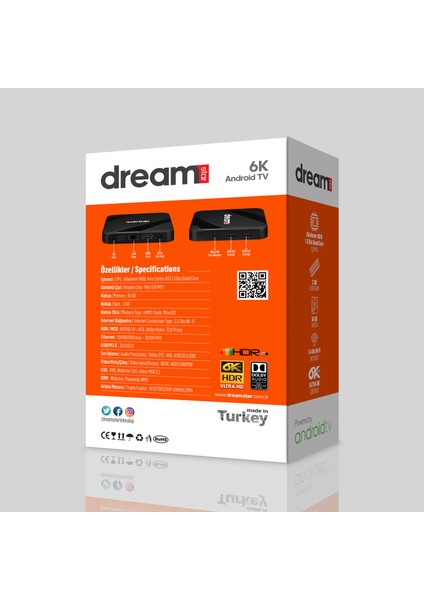 I1 Android 12 Tv Box | Ddr3 2gb Ram | 16 GB Hafıza 4K Android Tv Box