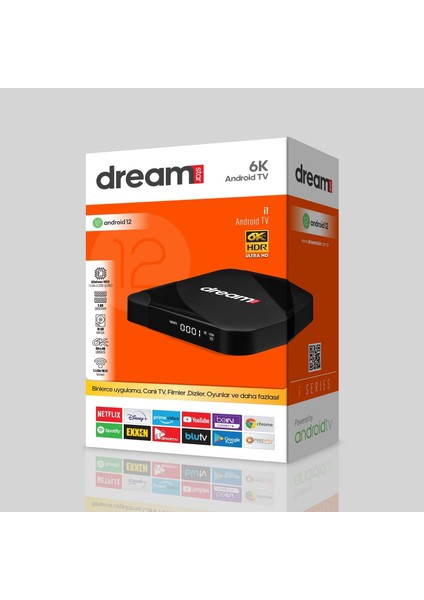 I1 Android 12 Tv Box | Ddr3 2gb Ram | 16 GB Hafıza 4K Android Tv Box