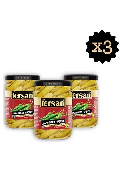 Yakan Biber Turşusu Cam 330 gr