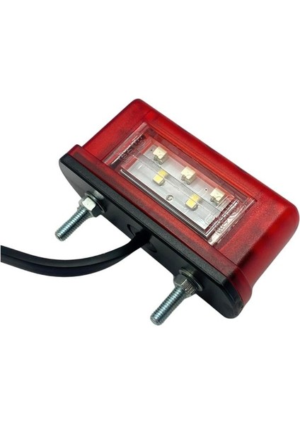 Frıstom 12V-30V Plaka-Pozisyon Lambası Ledli (Kırmızı) (82*30 Mm) E9