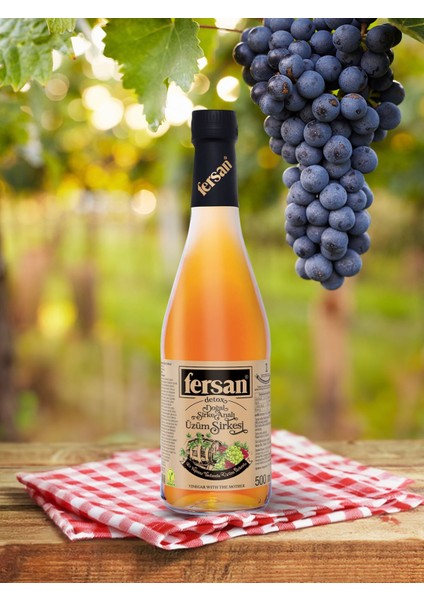 Fersan Detox Sirke Analı Üzüm Sirkesi 500 CC Cam modelleri