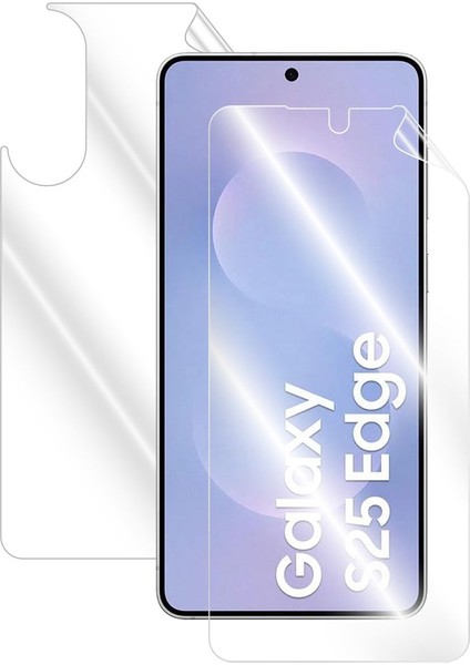 Samsung Galaxy S25 Edge Için Ipg Hydrogel Tam Kaplama (Ekran ve Arka Koruma)