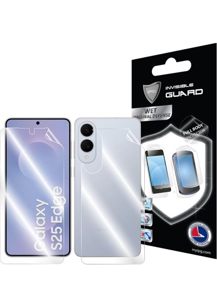 Samsung Galaxy S25 Edge Için Ipg Hydrogel Tam Kaplama (Ekran ve Arka Koruma)