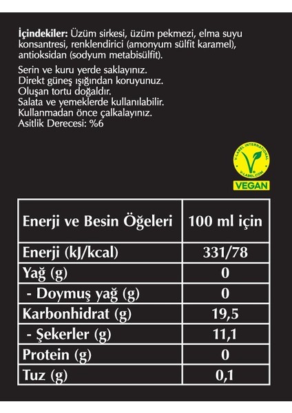 Fersan Balsamik Sirke 500 CC Cam