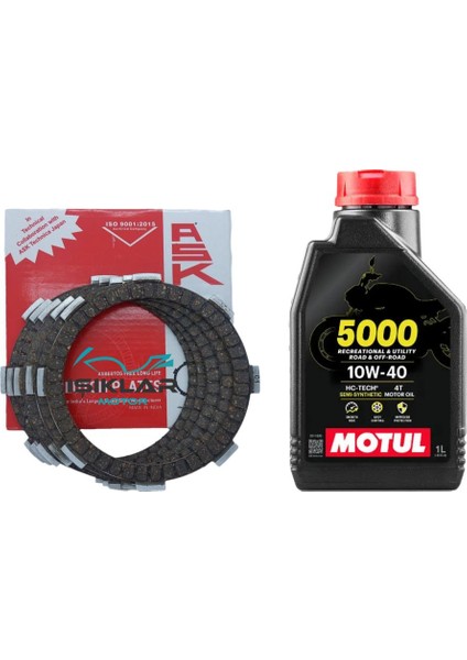 Mondial Xtreme Max 150 Debriyaj Balata Bakım Seti Motul 5000 IMT011