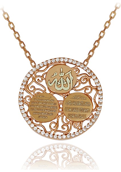 3 Dualı Kolye Ayetel Kürsi Nazar Duası Allah Yazılı 925 Ayar Gümüş Kolye indirimleri