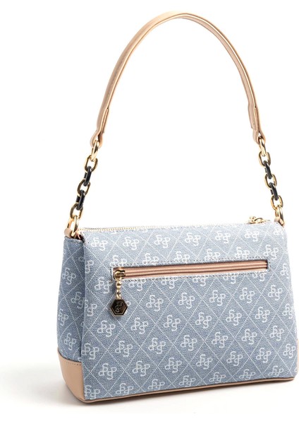 Kadın Çapraz Çanta 910-46378 Sılver Polo Çapraz Bayan Çantası M178 Mavi-Mat Ten fırsatları