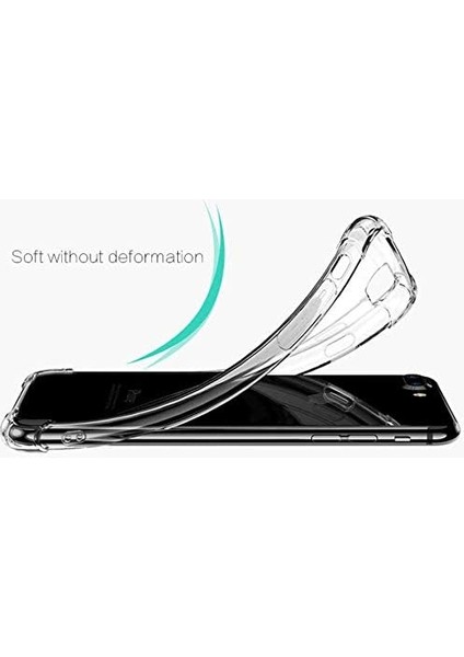 iPhone 7/8 Plus Uyumlu Darbe Önleyici Sararmaya Dayanıklı Airbag Korumalı Ultra Slim Tpu Şeffaf Silikon Kılıf fırsatları
