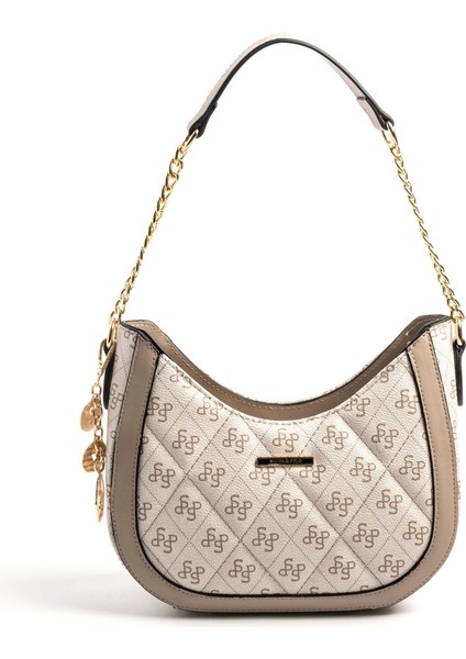 Kadın Çapraz Çanta 1168-46439 Sılver Polo Çapraz Bayan Çantası M178 Bej-Mat Kum