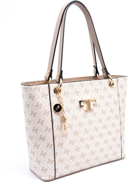 Kadın Omuz Çantası 1176-46270 Sılver Polo Bayan Çantası M178 Bej-Mat Kum fiyatları