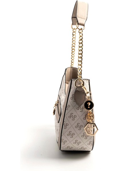 Kadın Çapraz Çanta 1168-46439 Sılver Polo Çapraz Bayan Çantası M178 Bej-Mat Kum modelleri