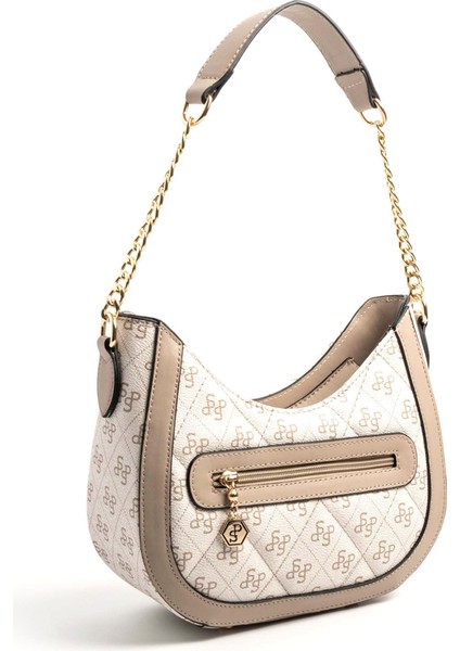 Kadın Çapraz Çanta 1168-46439 Sılver Polo Çapraz Bayan Çantası M178 Bej-Mat Kum fırsatları