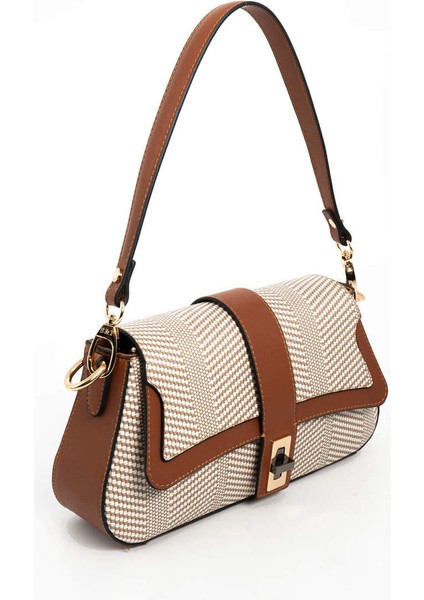 Kadın Çapraz Çanta 1177-46293 Sılver Polo Çapraz Bayan Çantası M132 Bej-Mat Taba fiyatları