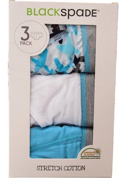 3'lü Erkek Çocuk Külot