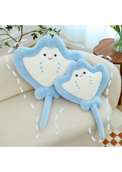 60CM Sevimli Işın Şeytan Balığı Peluş Oyuncak Bebek Bebek Yastık Hediye (Yurt Dışından) fırsatları