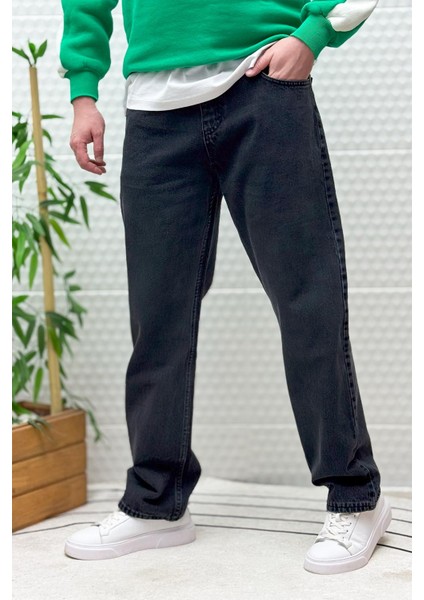 Erkek Beli Lastikli Rahat Kullanım Baggy Kot Pantolon modelleri