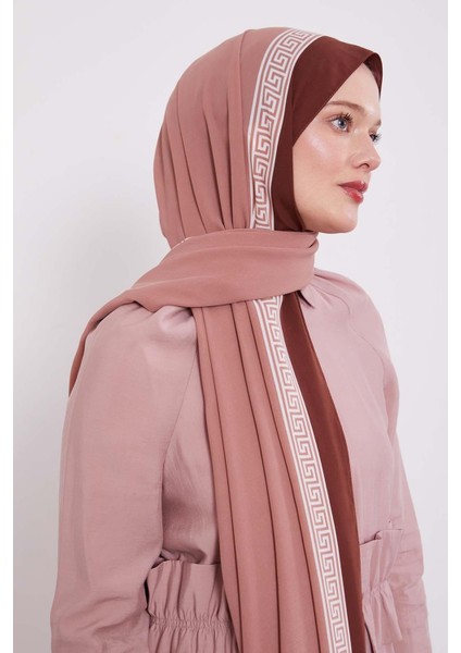 Menekşe Labirent Desen Medine Ipeği Şal fiyatları