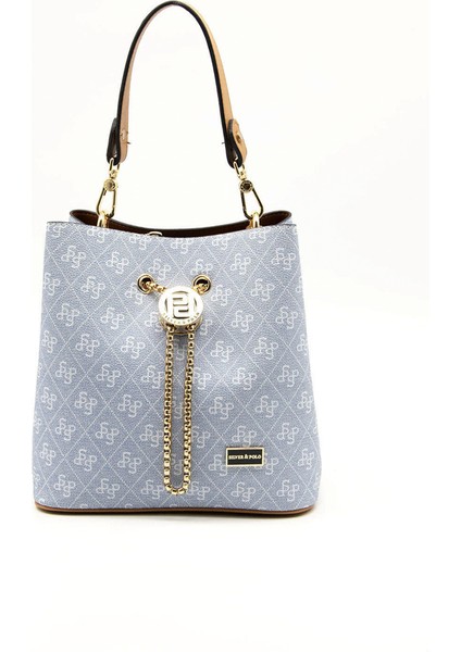 Kadın Çapraz Çanta 967-44421 Sılver Polo Çapraz Bayan Çantası M178 Mavi-Mat A.taba fiyatları