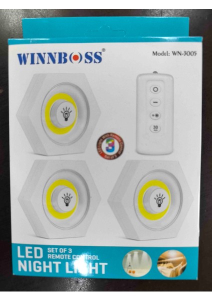 WN-3005 3lü Kumandalı LED Seti fiyatları