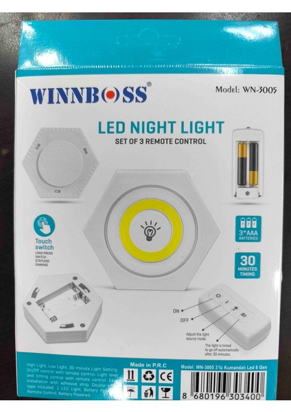 WN-3005 3lü Kumandalı LED Seti modelleri