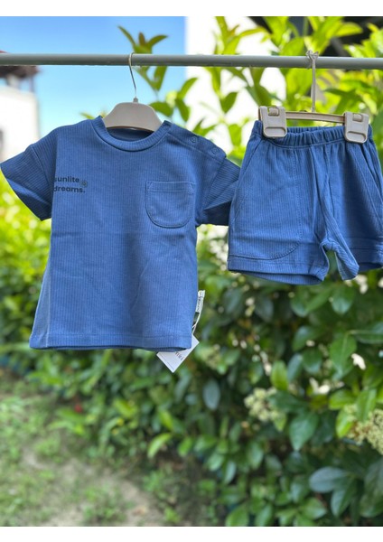 Sunlite Dreams. Lacivert Ikili Takım %100 Pamuk modelleri