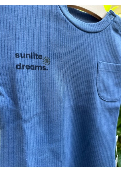 Sunlite Dreams. Lacivert Ikili Takım %100 Pamuk indirimleri