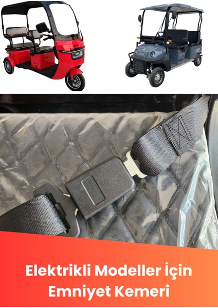Elektrikli Araba, Motor Için Emniyet Kemeri Elektrikli 3 Tekerlekli, 4 Tekerlekli Uyumlu Ayarlanabilir